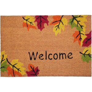120941729 Autumn Breeze Doormat, 17" x 29", Multicolor